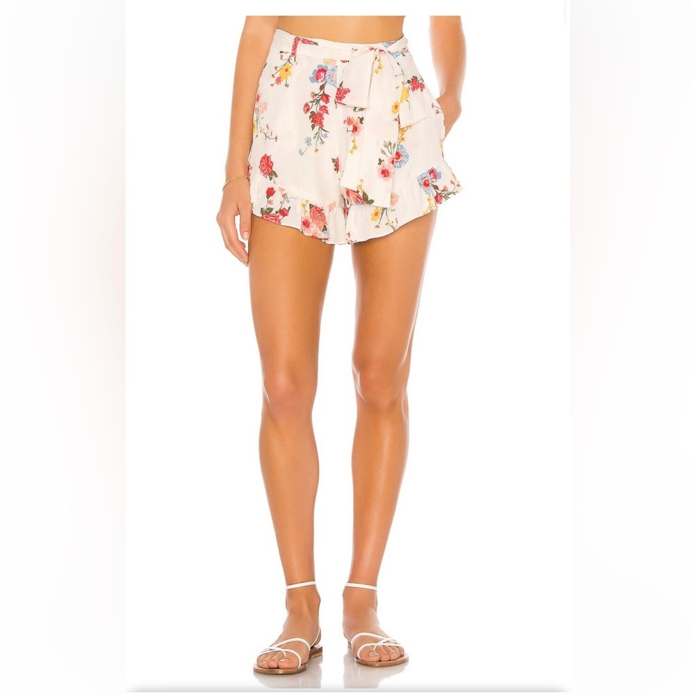 REVOLVE GIOVANNA SHORT IN IVORY HARPER FLORAL - XS